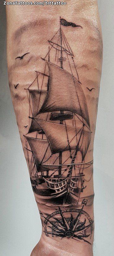 tatuajes de barcos