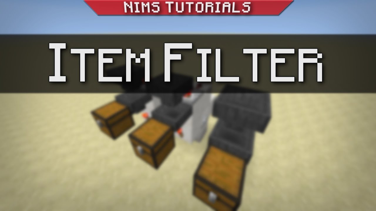 minecraft item filter