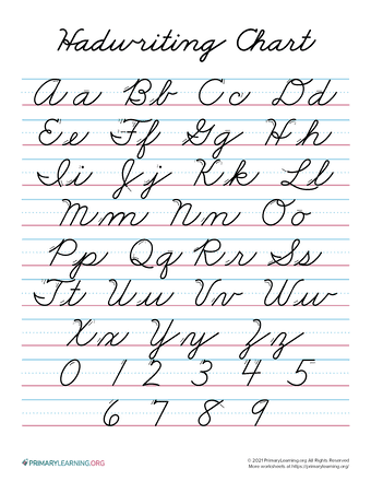 cursive letter