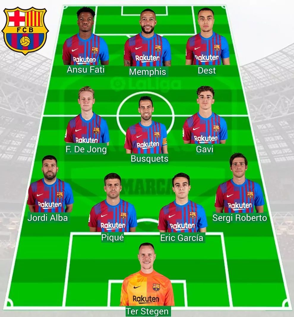 fcb line up