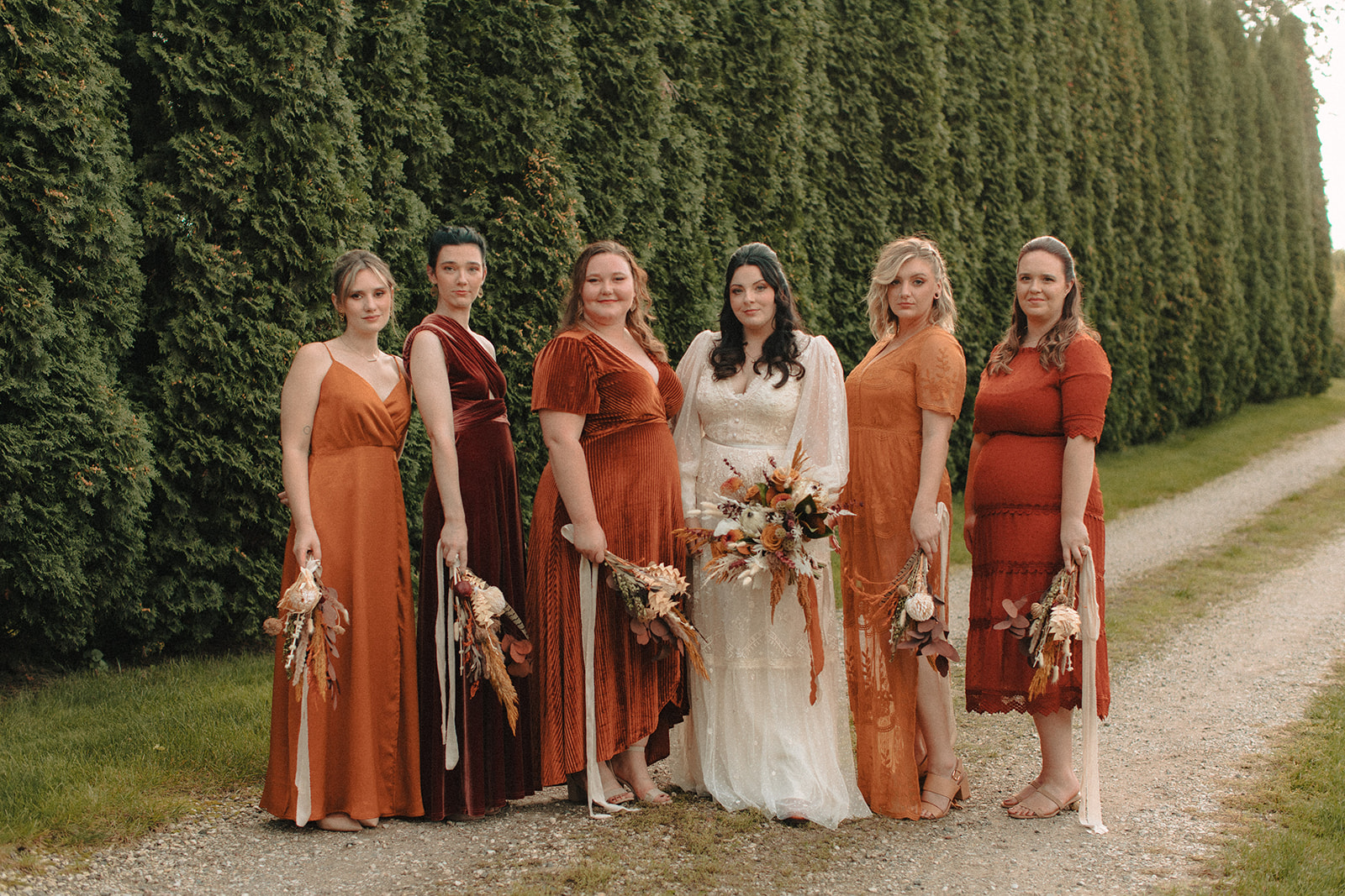 natural bridesmaid dresses