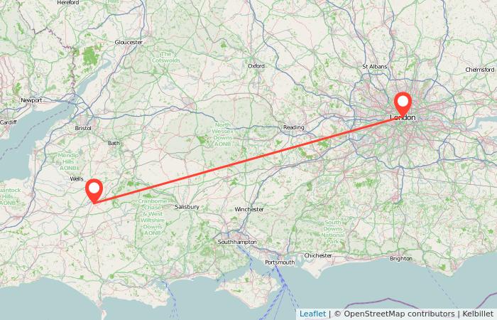 trains castle cary to london