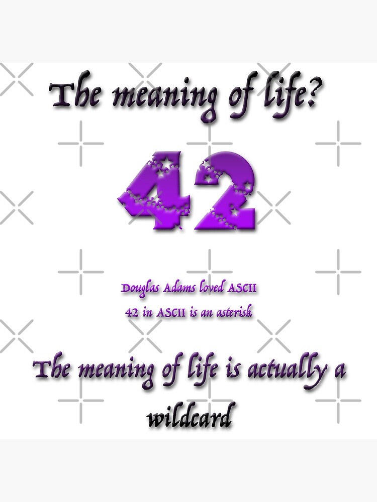 meaning of life 42