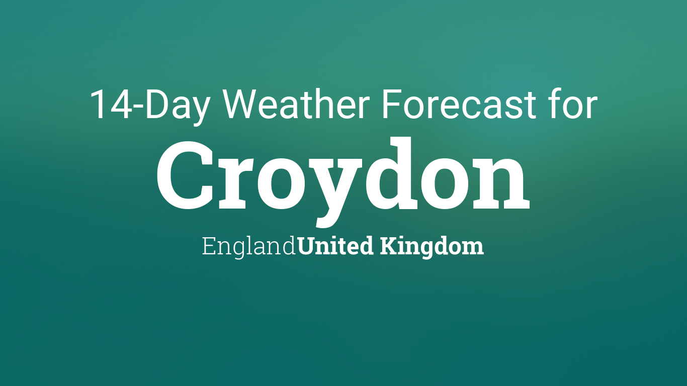 weather in croydon tomorrow