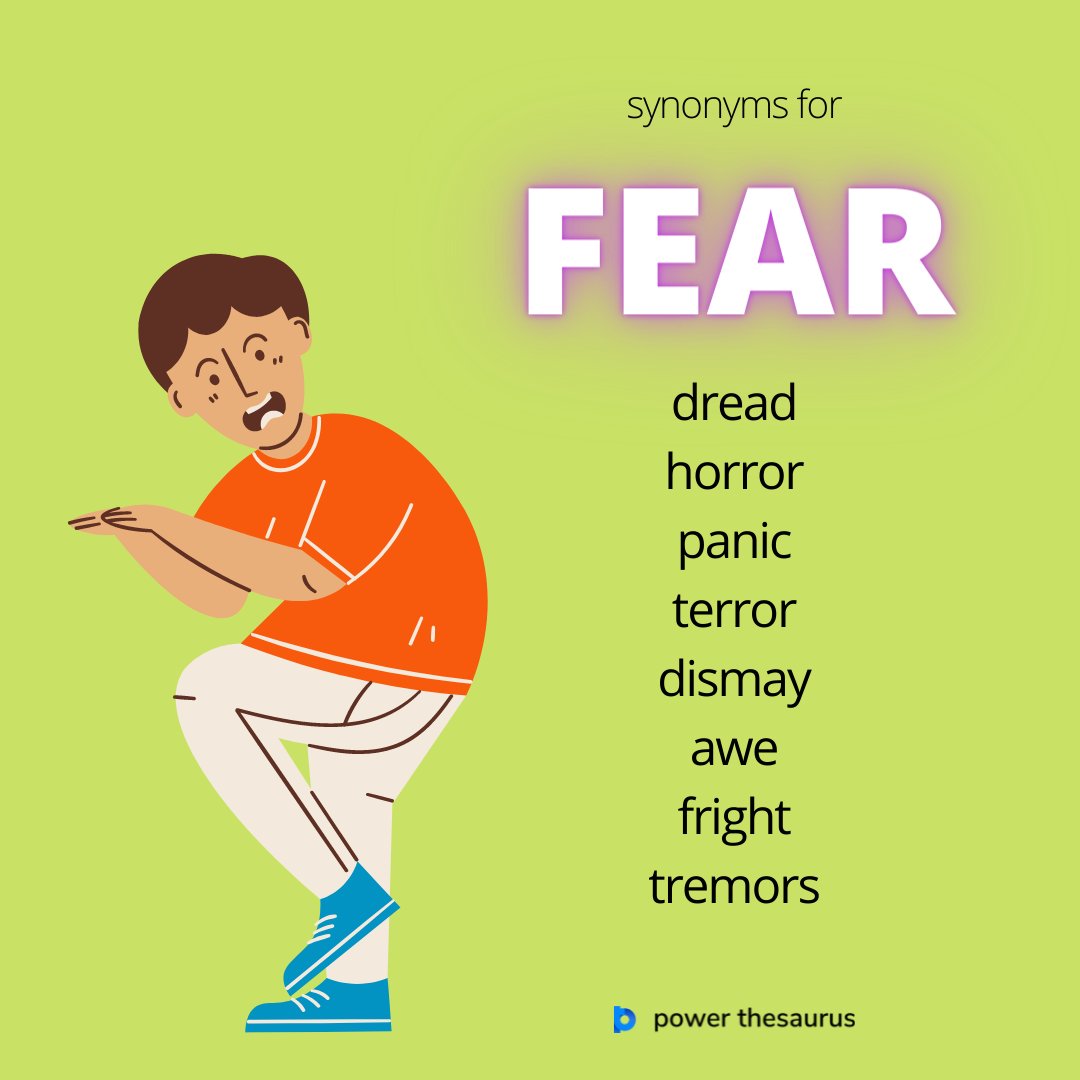 fear synonyms