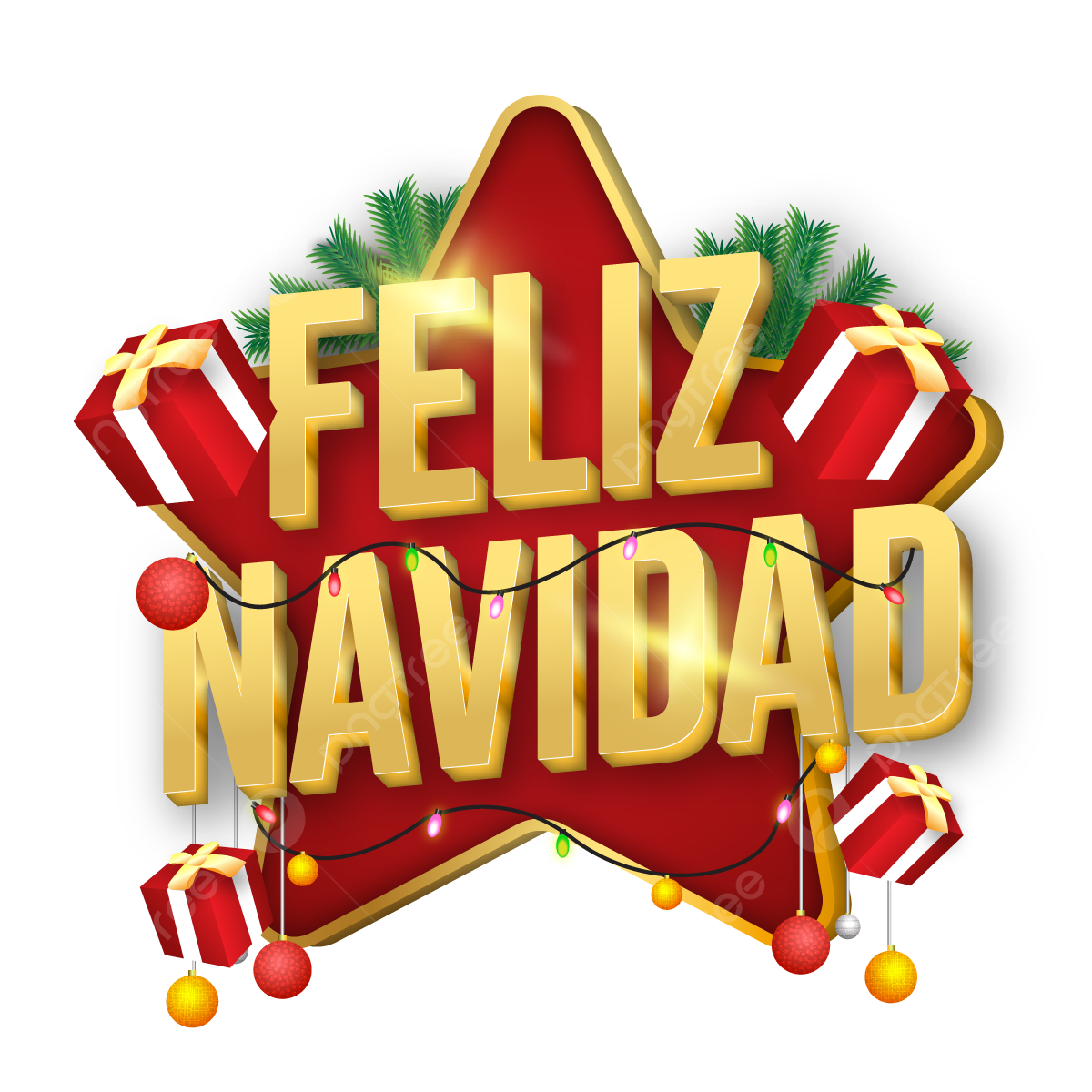 feliz navidad png hd