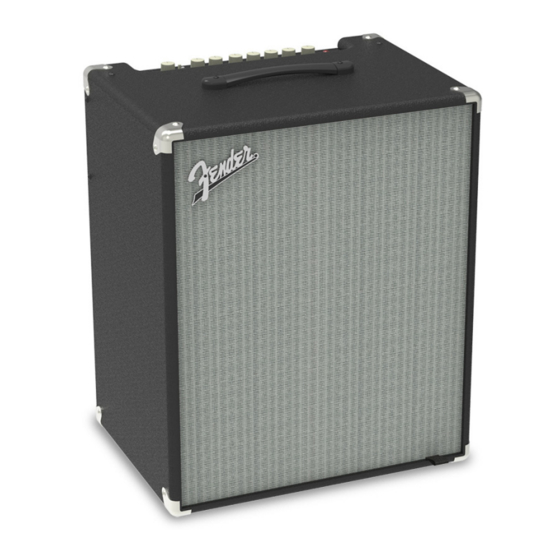 fender rumble 500 combo manual