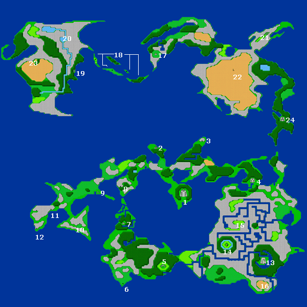 ff1 nes map