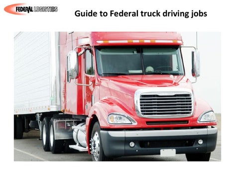 federal truck driving jobs