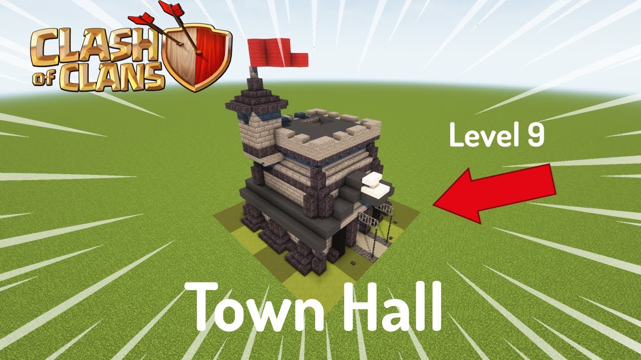 minecraft clash of clans town hall