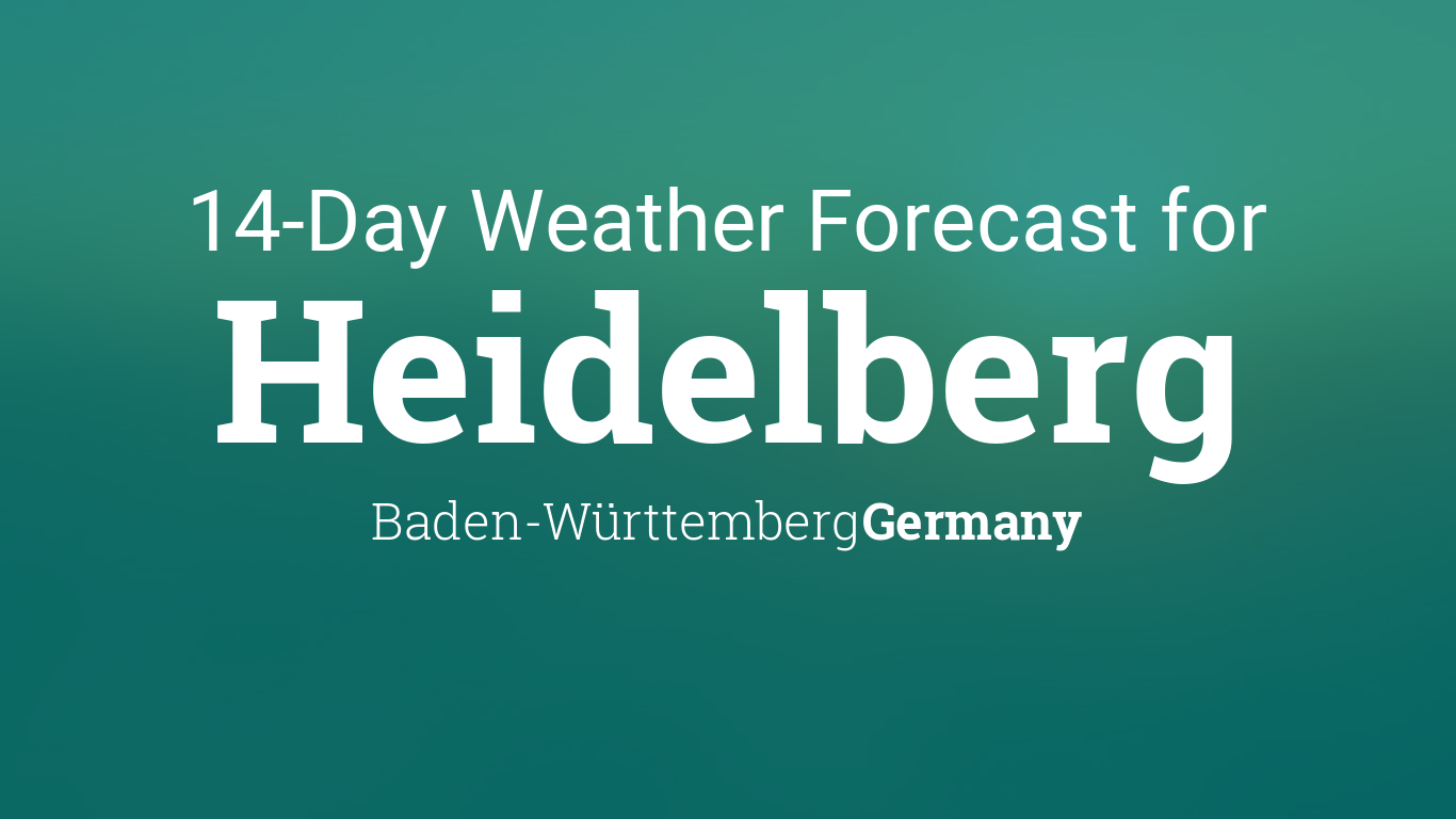 weather germany 14 days