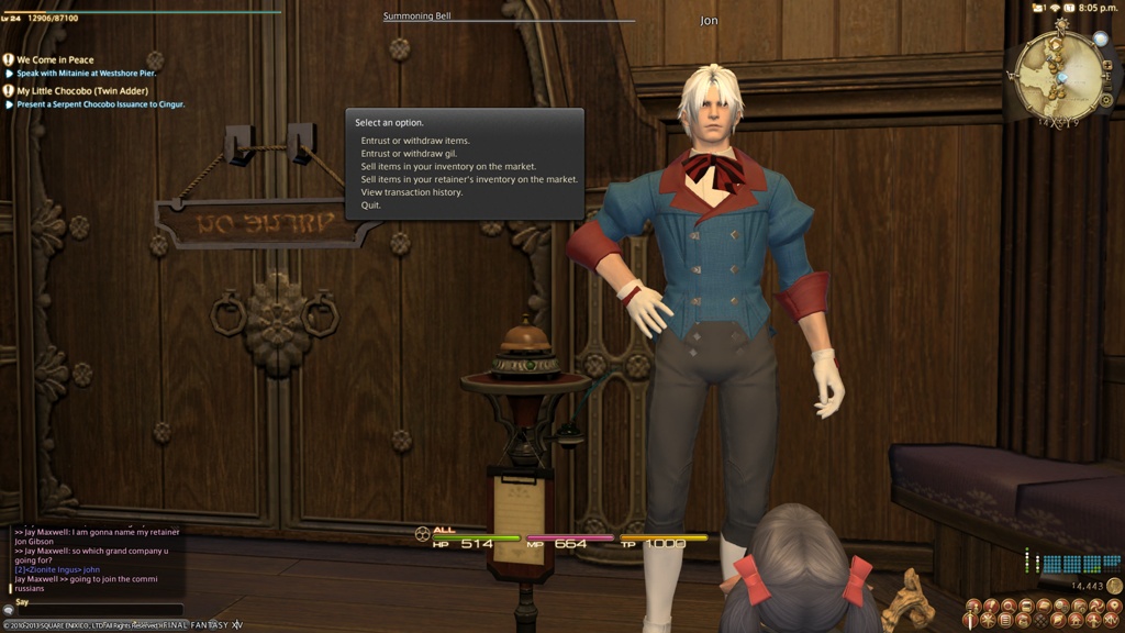 ffxiv retainers