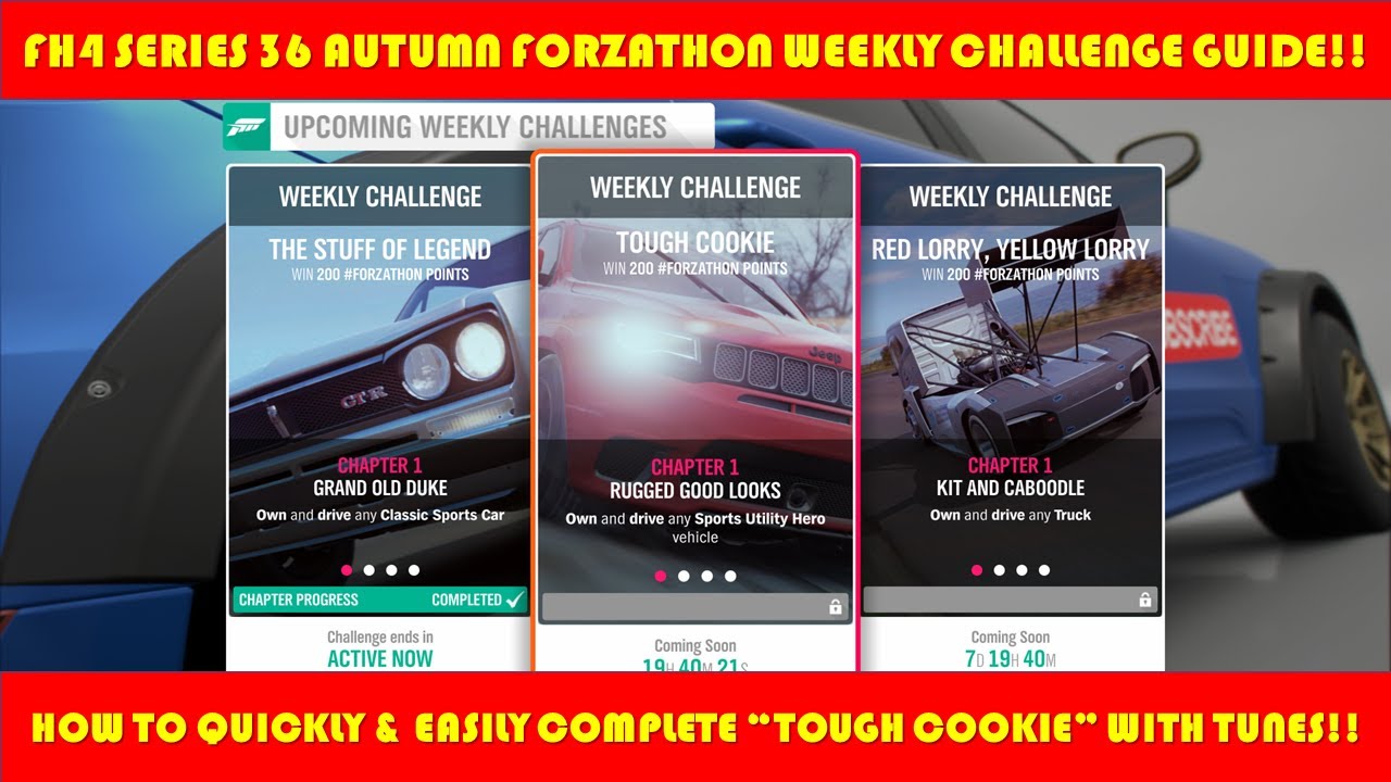 fh4 weekly forzathon