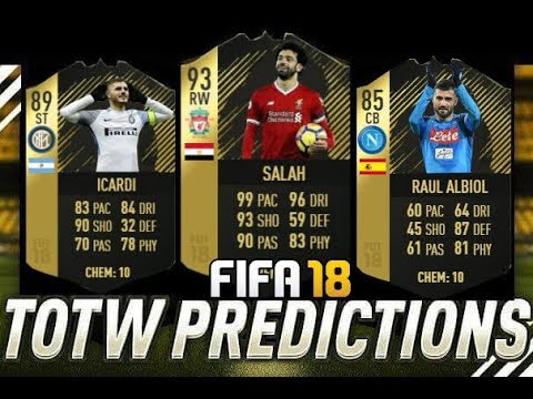 fifa 18 totw