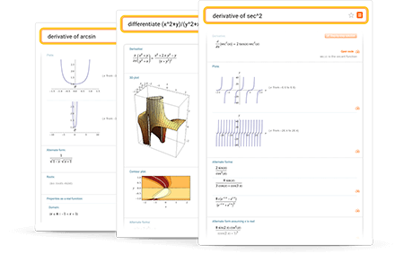 find derivative online