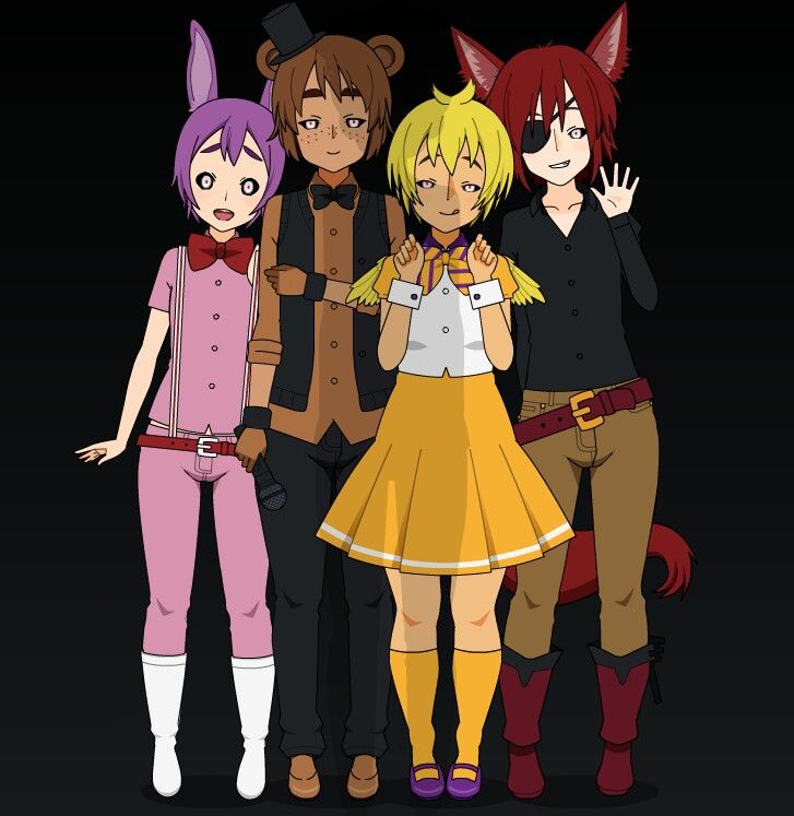 five night at freddys anime