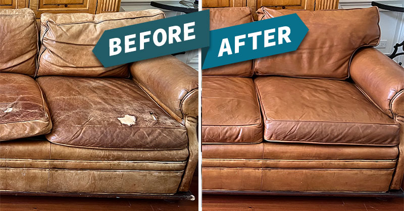 fix pleather couch