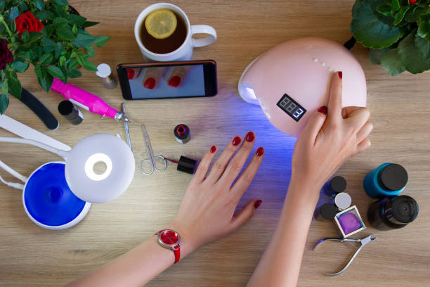 fixing solar lights with nail polish