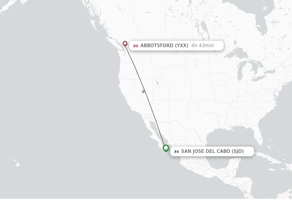 flight time vancouver to cabo san lucas