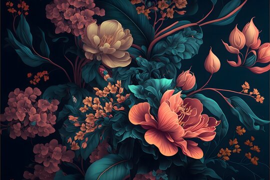 floral background design