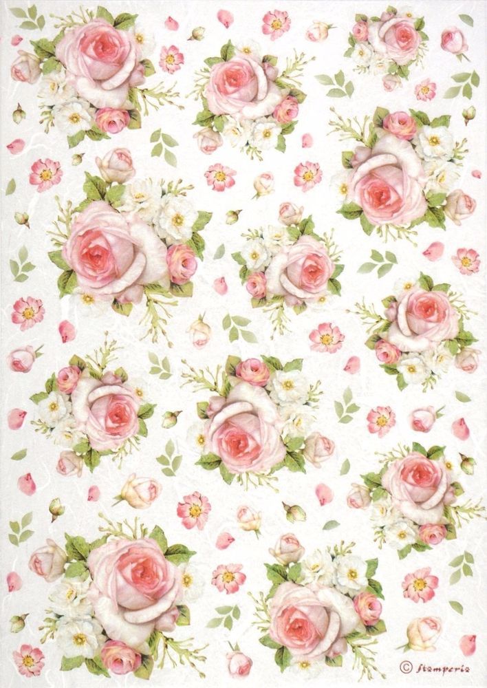 floral paper sheets