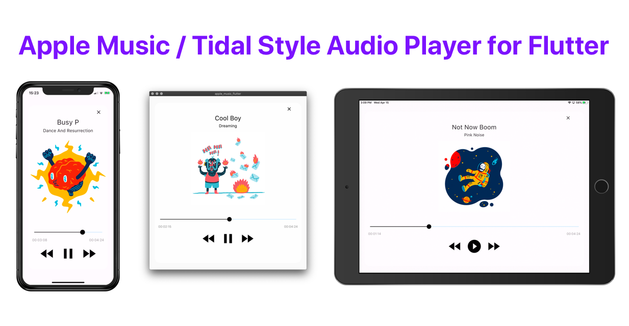 flutter audio player