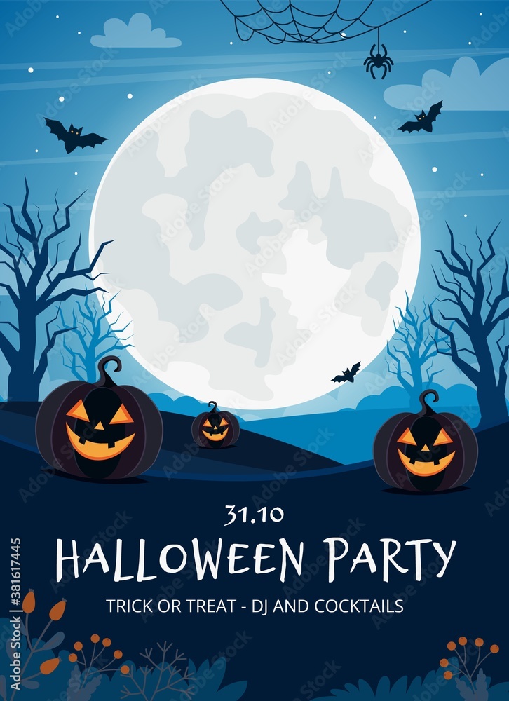 flyer halloween party