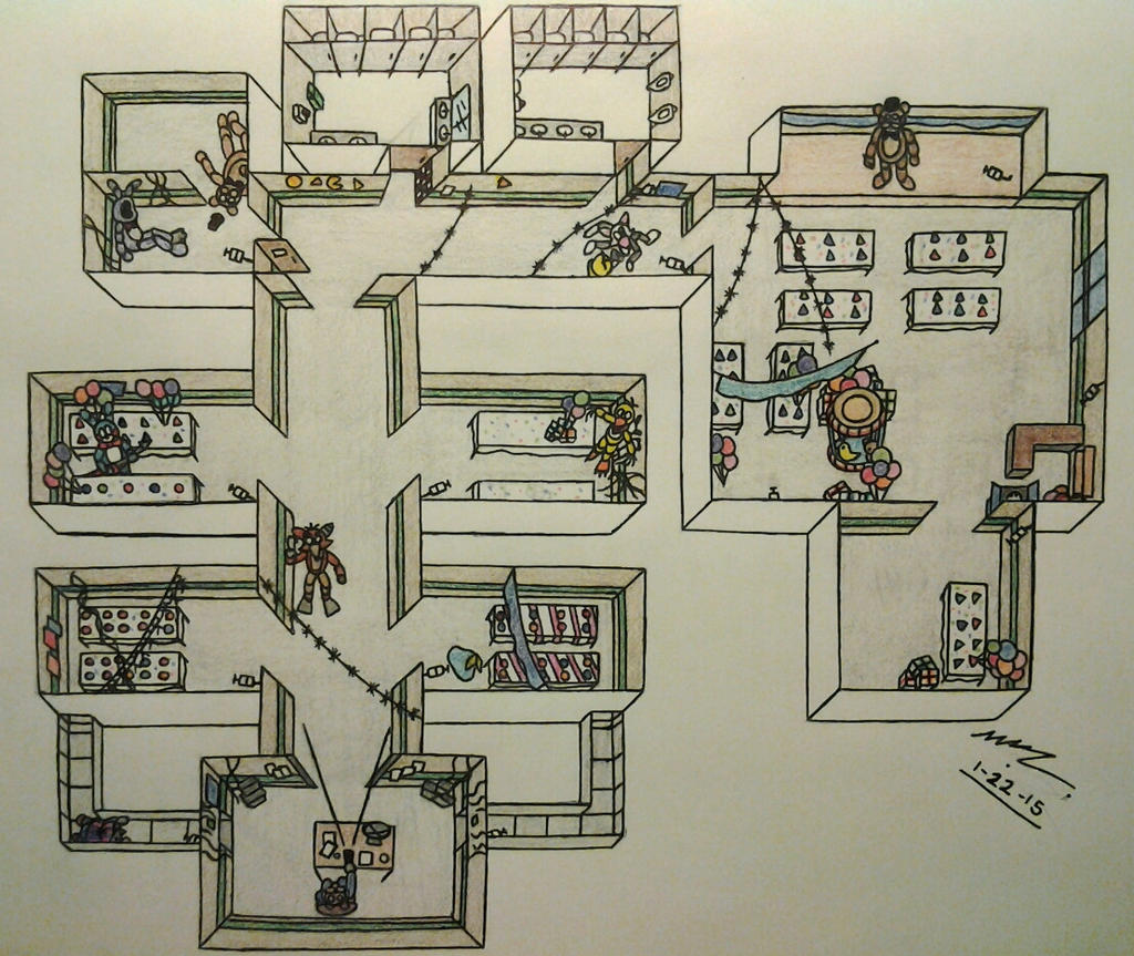 fnaf 2 map