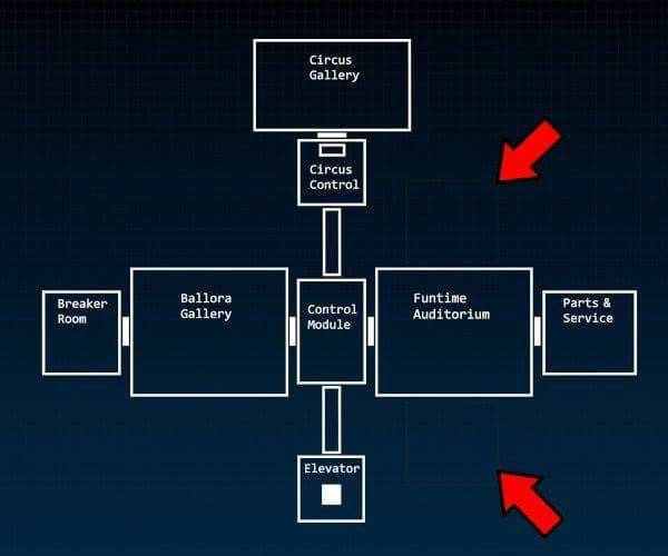 fnaf sl map