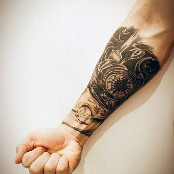 forearm small tattoos for men