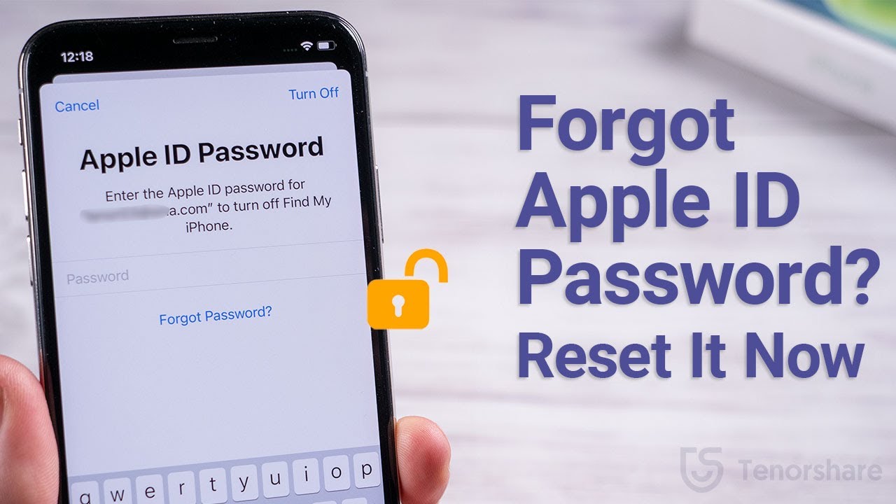 forgot apple id password