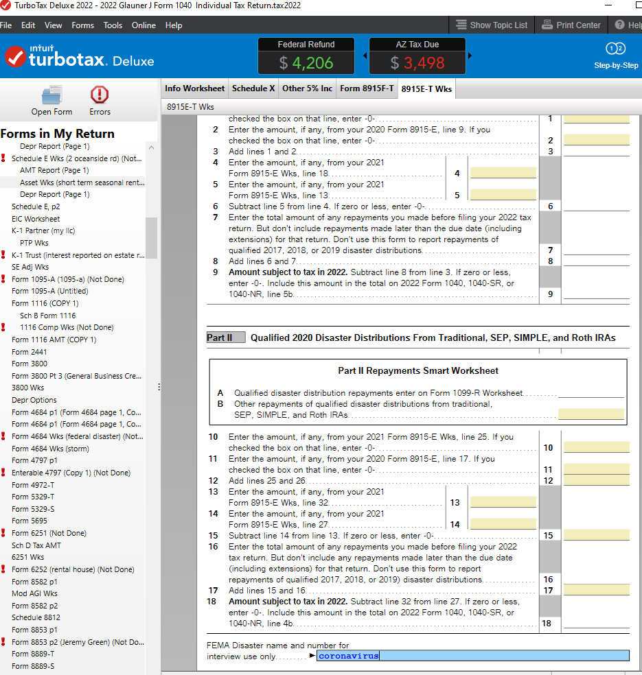 form 8915f-t