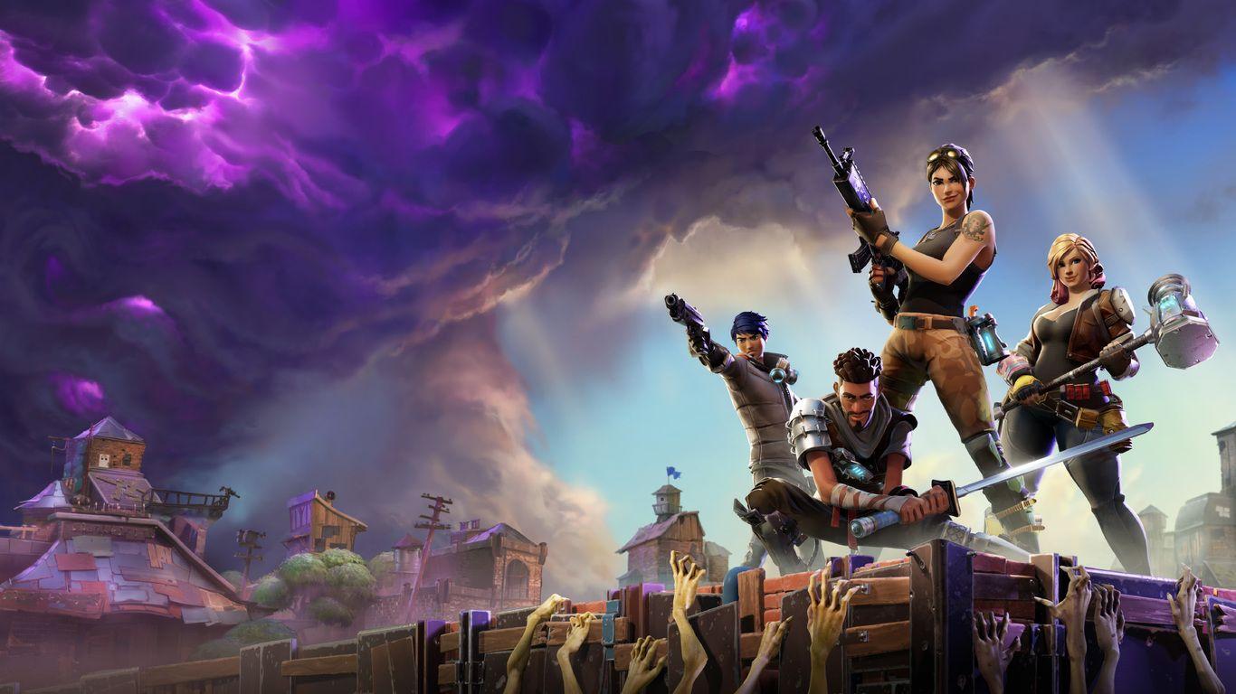 fortnite wallpaper 1366x768