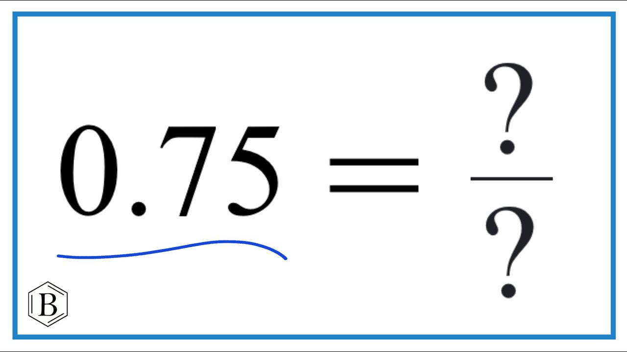 fraction of 0.75