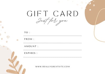 free gift certificate template word