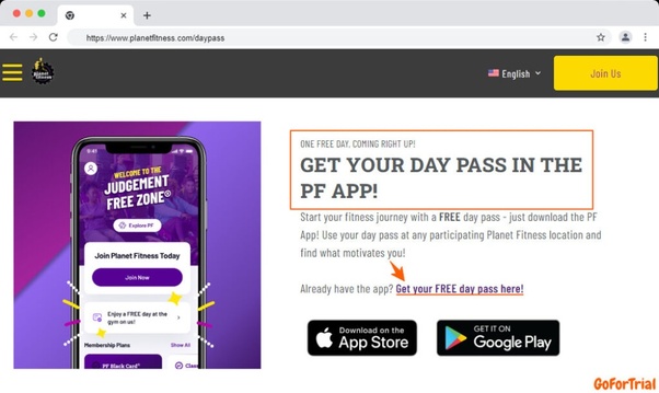 free trial at planet fitness