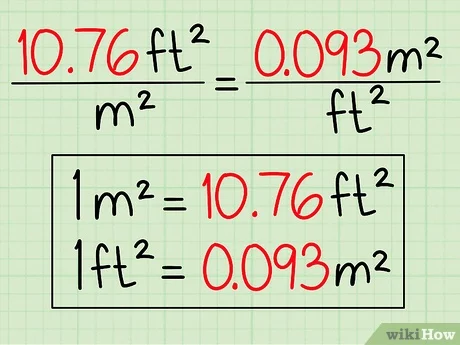 ft2 to m2 calculator