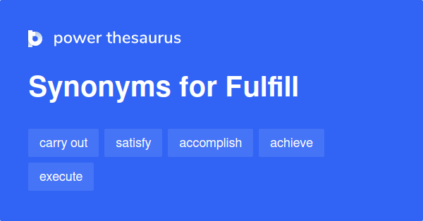 fulfilling synonym