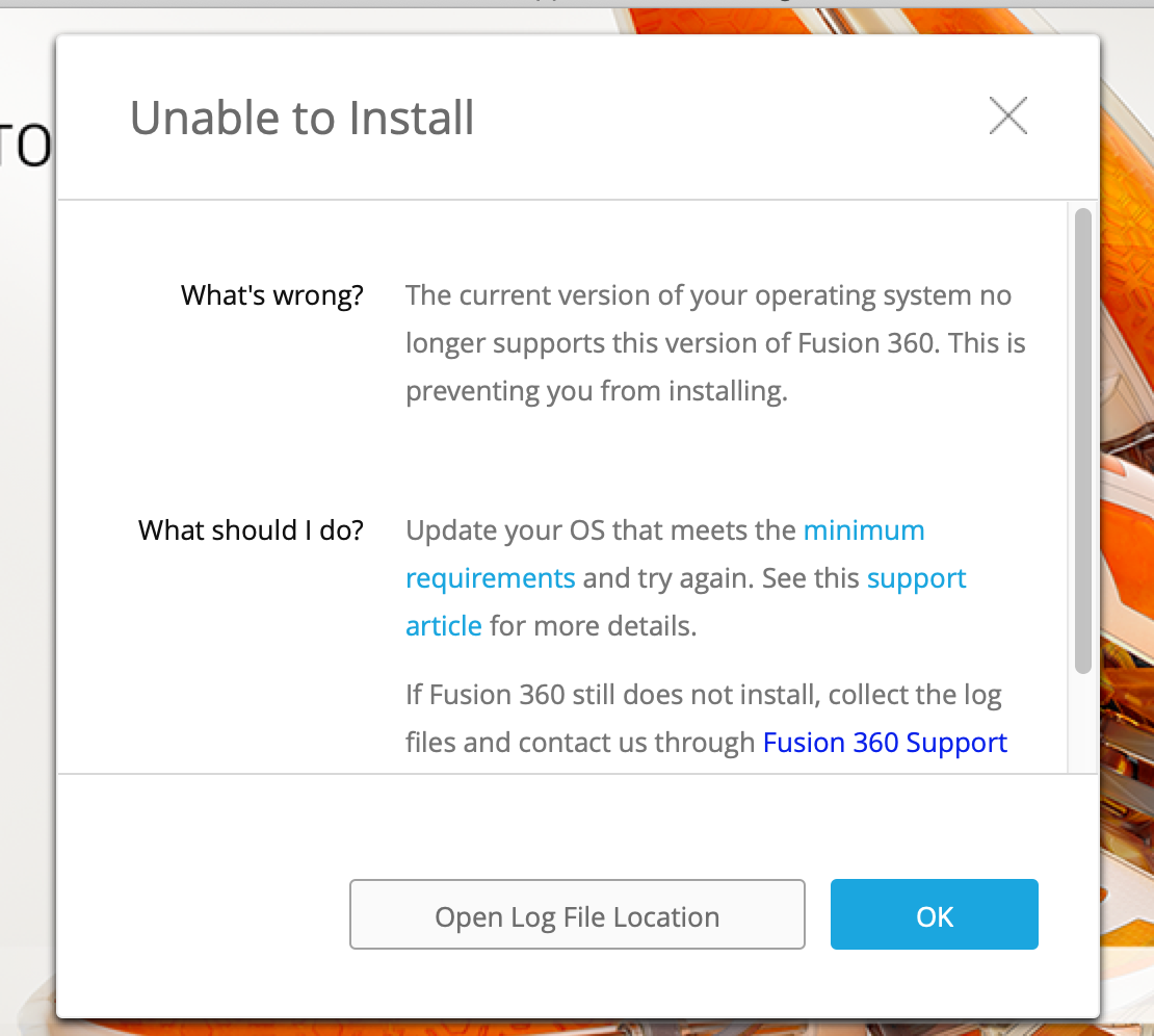 fusion 360 not opening