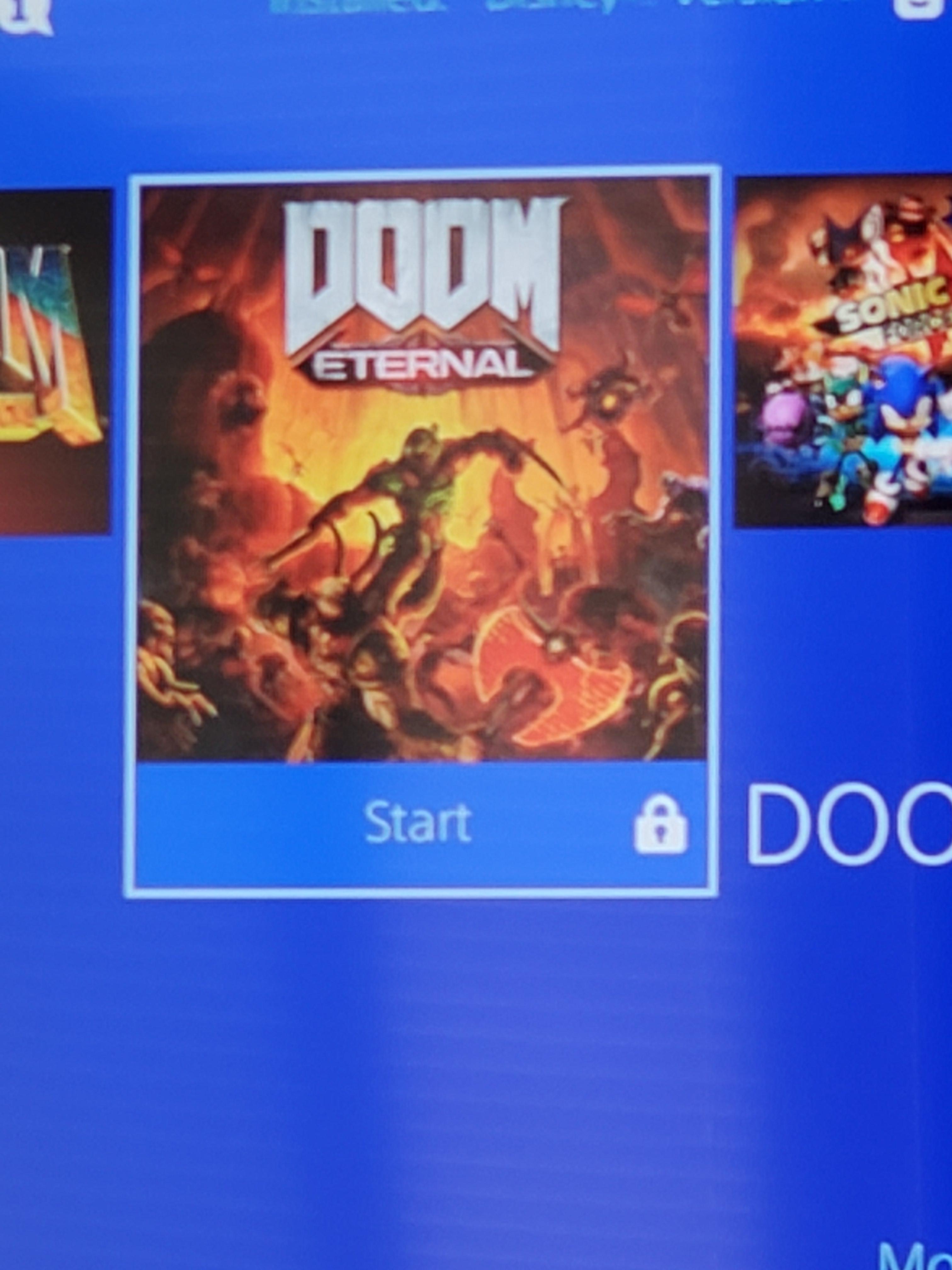 games are locked on ps4