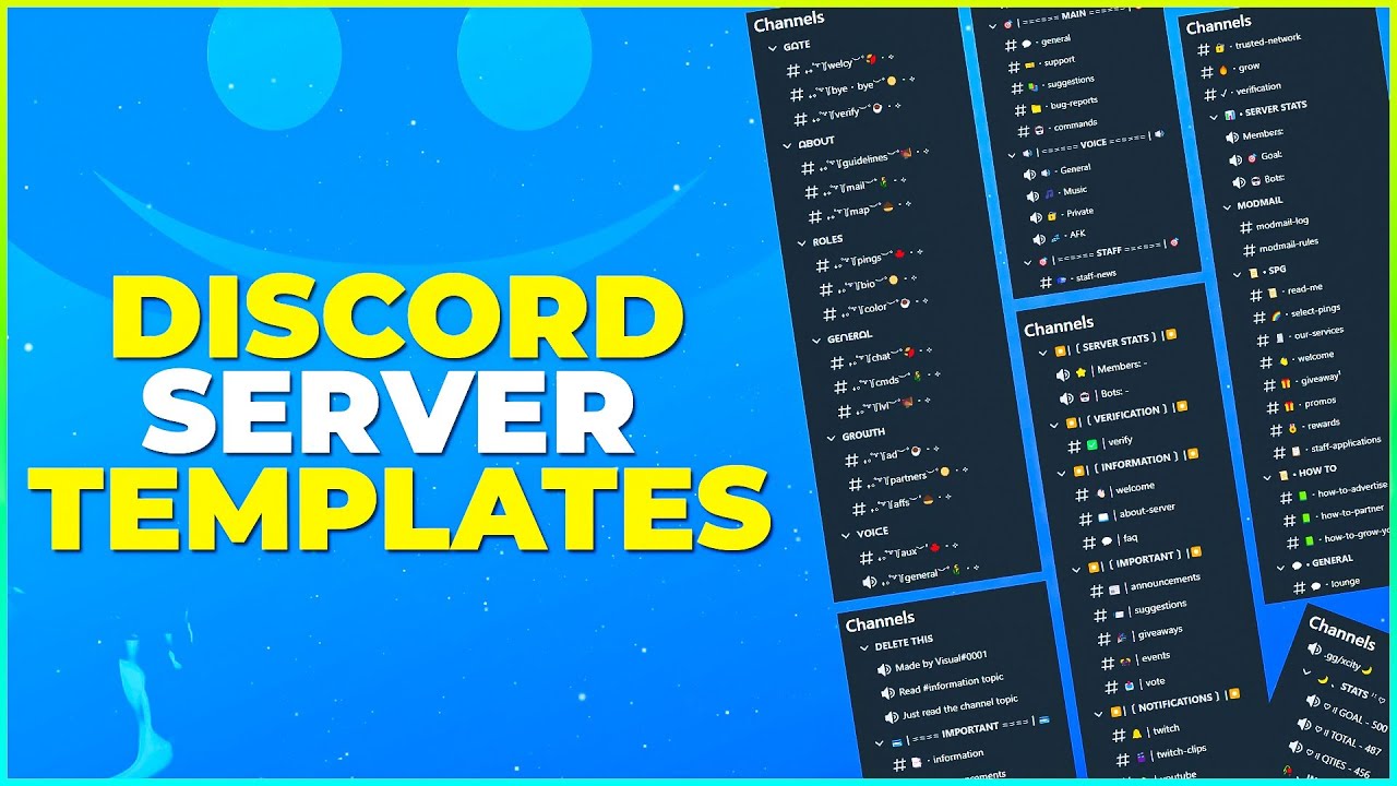 gaming discord templates