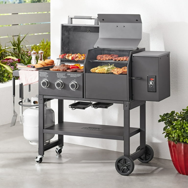 gas and pellet grill combo