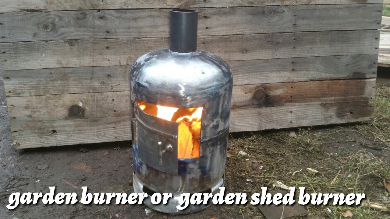 gas bottle wood burning stove