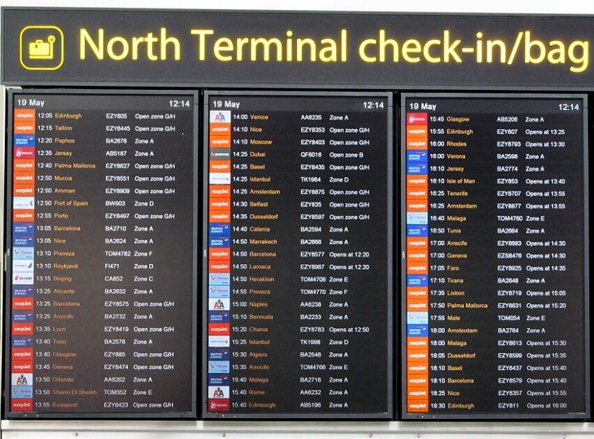 gatwick departures ba