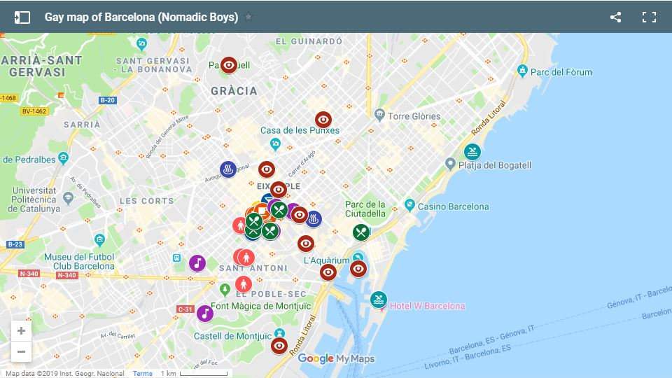 gay area in barcelona map