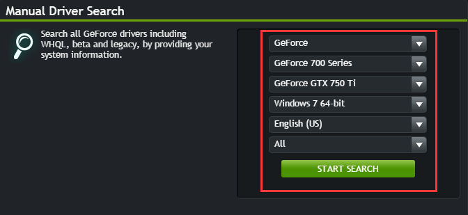 geforce gtx 750 ti drivers windows 10