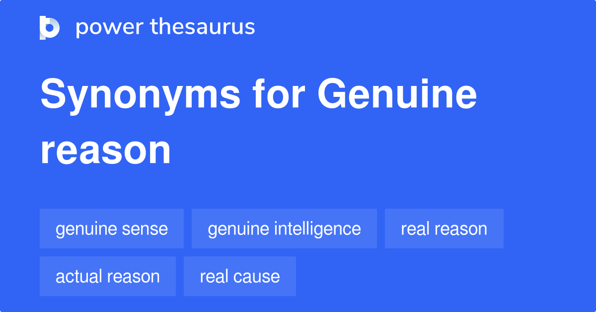 genuine antonym