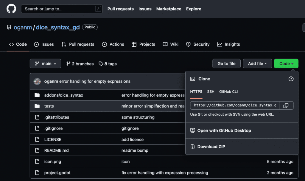 github download file