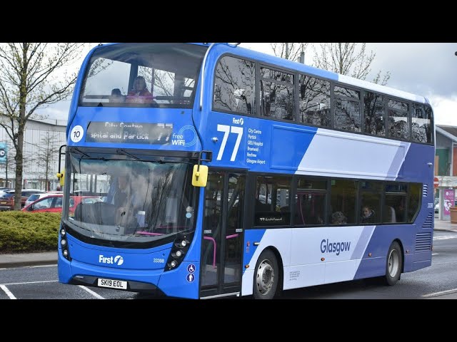 glasgow airport bus 77