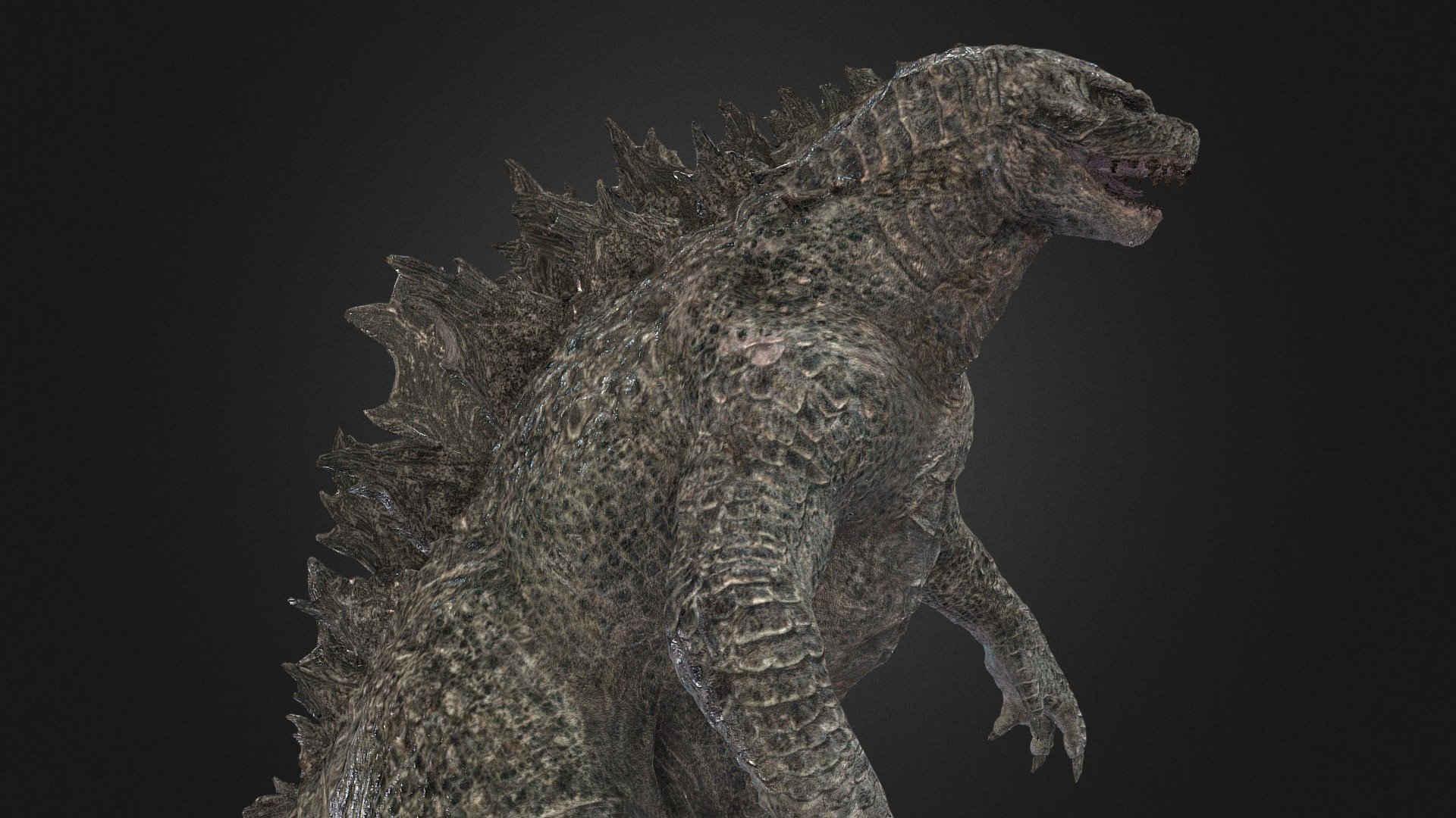 godzilla 3d model